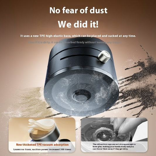 Vacuum Magnetic Phone Holder for Car, Foldable & Adjustable