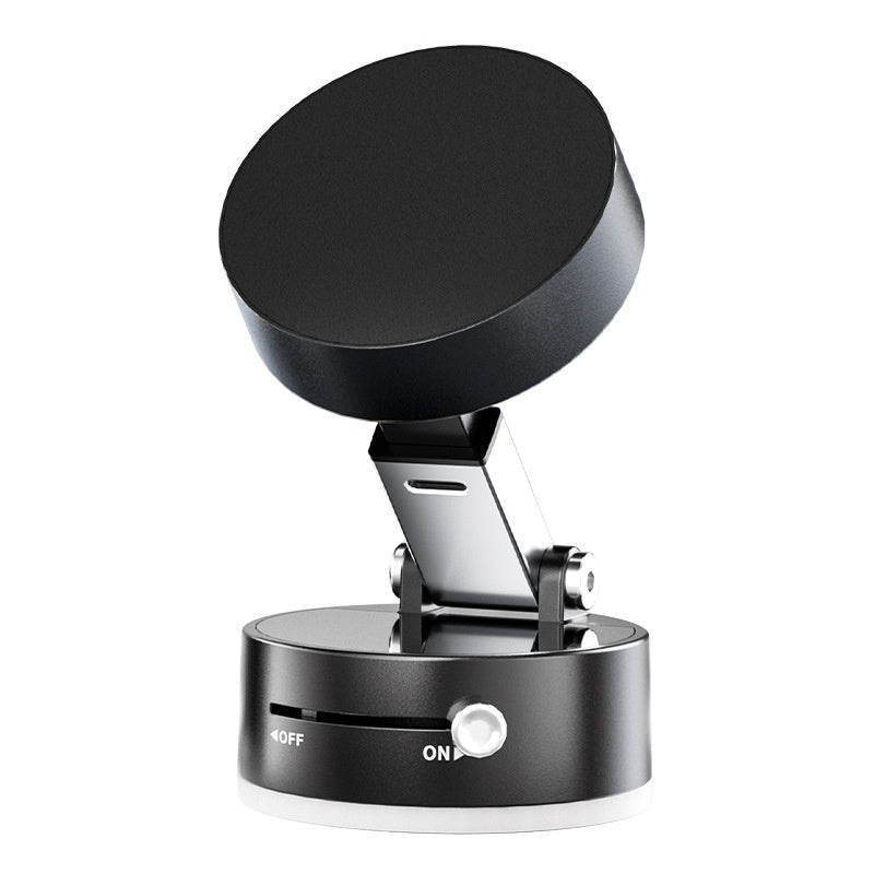 Vacuum Magnetic Phone Holder for Car, Foldable & Adjustable
